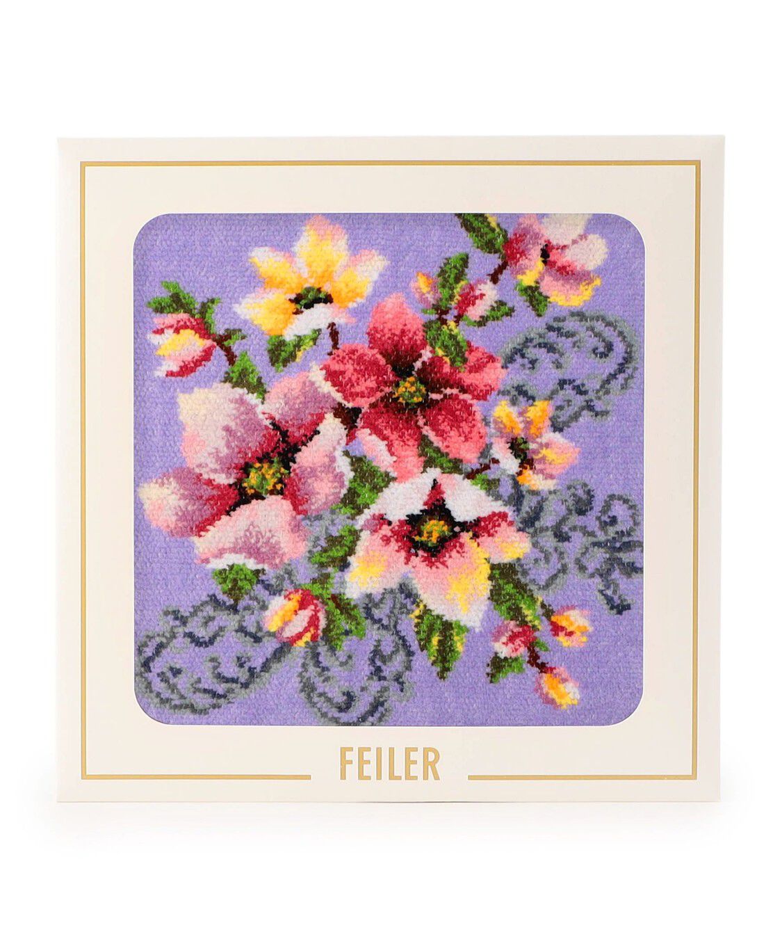 FEILER「ニューポージー　ハンカチセット　NPO-S9025」|ハンカチ|ペールパープル