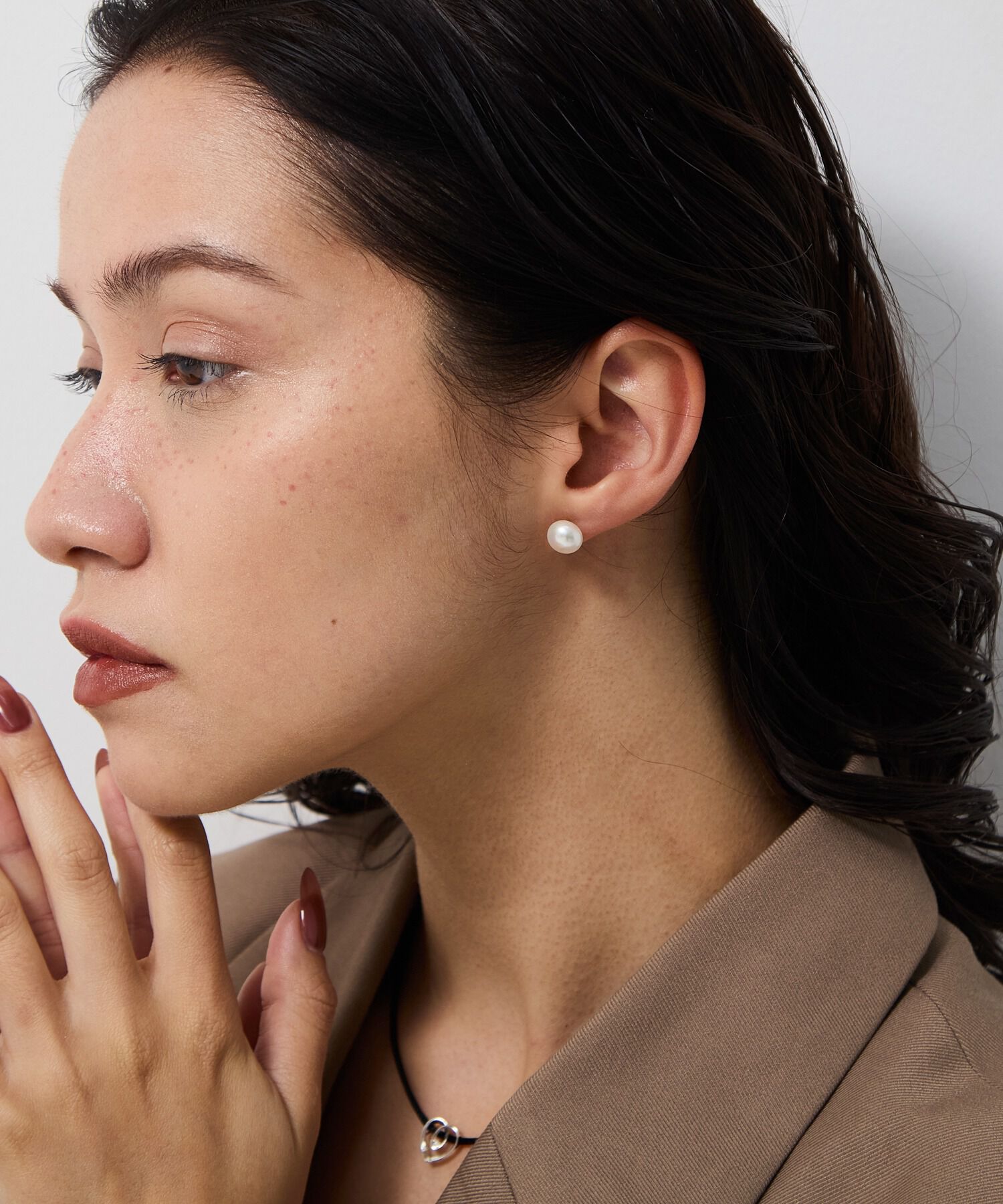 JUPITER「【シリーズ累計販売 1000点突破！】【K10】2way淡水パール&times;バーイヤリング/リバーシブル」|イヤリング|