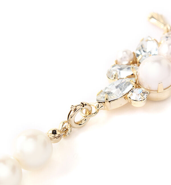 Phoebe「ブルーミングロングパールネックレス」|ネックレス|