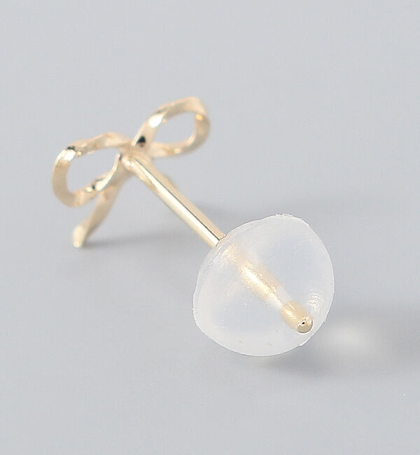 Phoebe「【K10】エレガントリボンピアス／BOX付き」|ピアス|