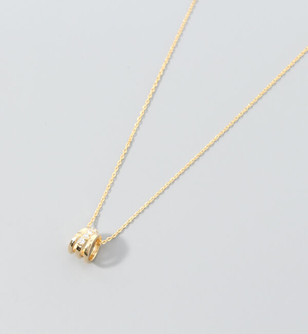 Phoebe「グリッターリングネックレス」|ネックレス|ゴールド