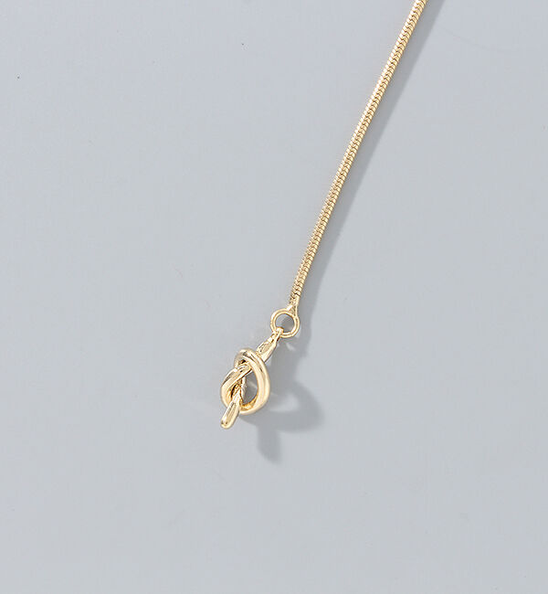 Phoebe「ノットアレンジYラインネックレス」|ネックレス|