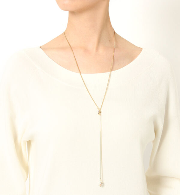 Phoebe「ノットアレンジYラインネックレス」|ネックレス|