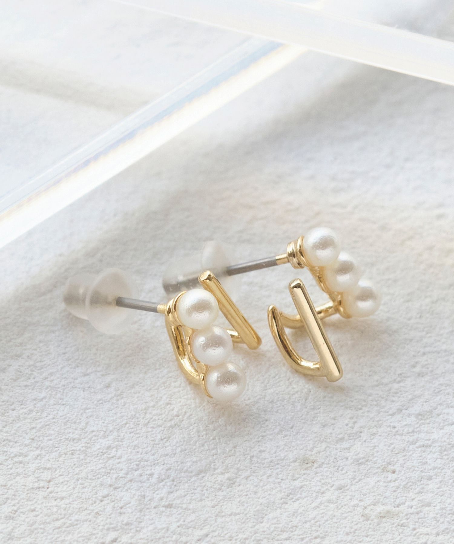 Phoebe「ダブルデコレイトパールピアス」|ピアス|