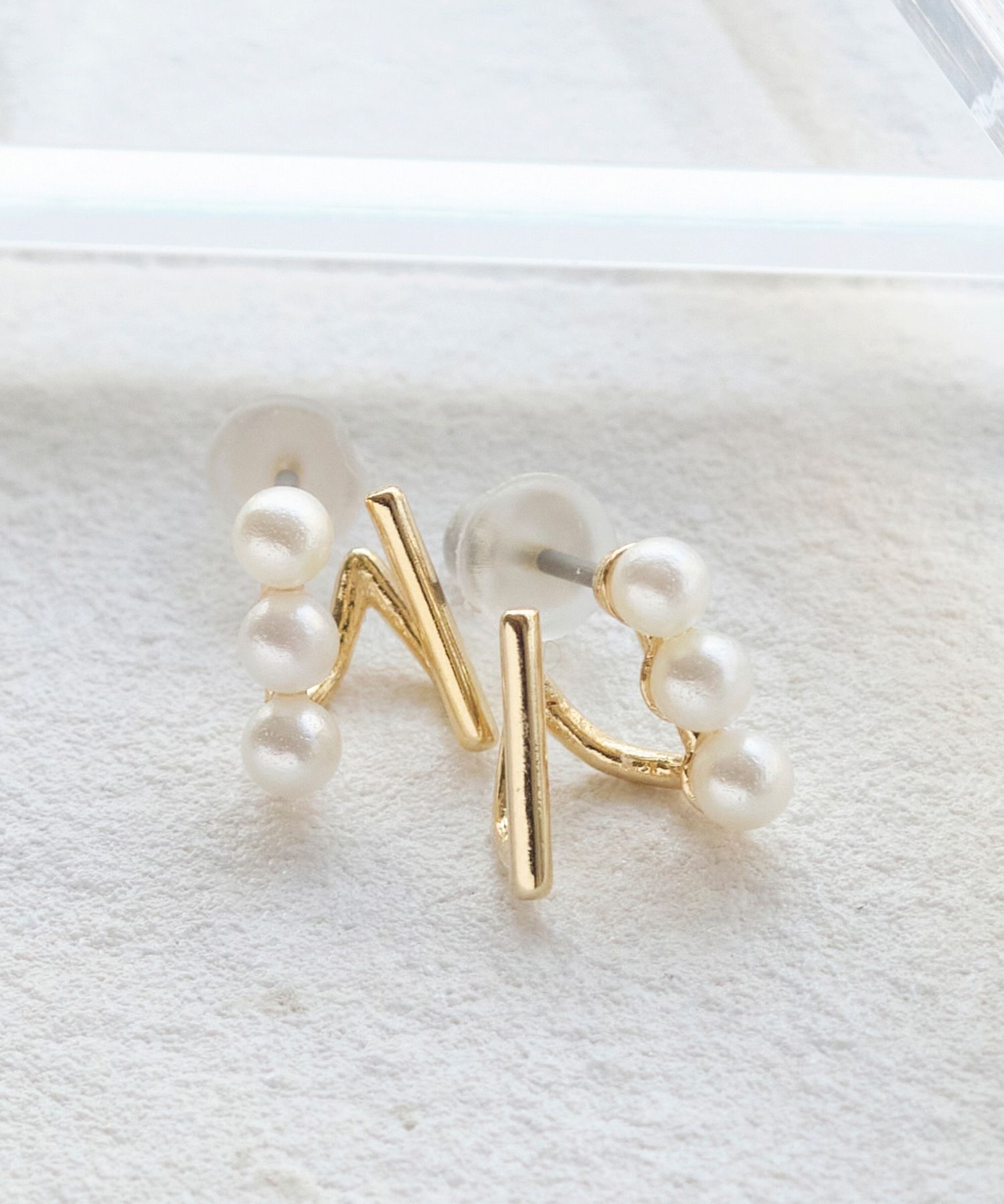 Phoebe「ダブルデコレイトパールピアス」|ピアス|