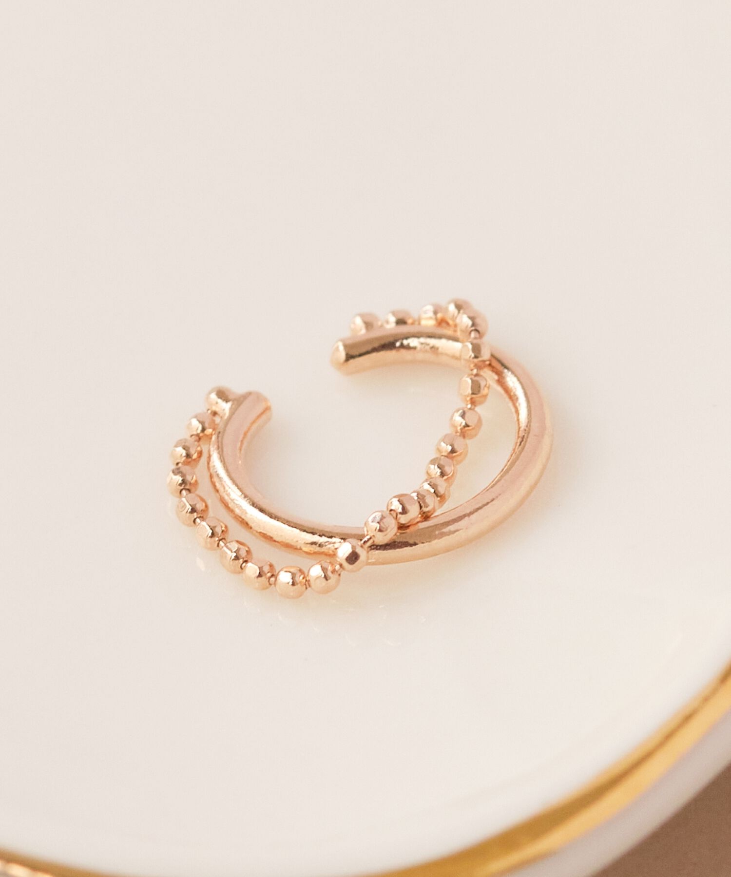 Phoebe「【シリーズ累計販売10000点突破！】シトラスイヤーカフ　ローズゴールド」|イヤーカフ|