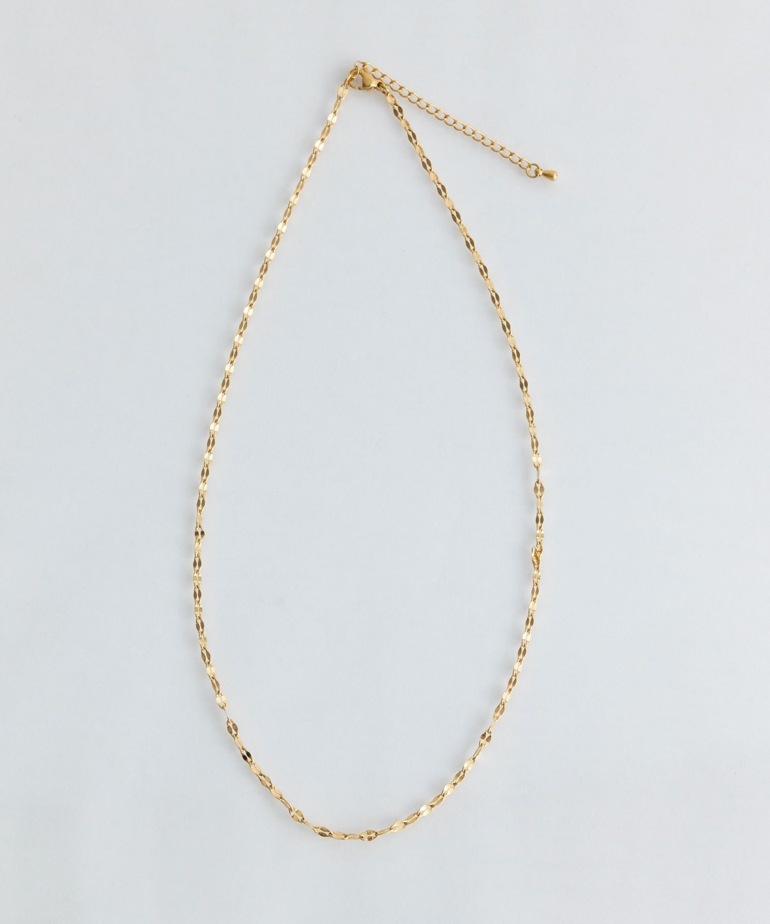 Phoebe「【金属アレルギー対応】スパークリングペタルネックレス　ゴールド/サージカルステンレス」|ネックレス|