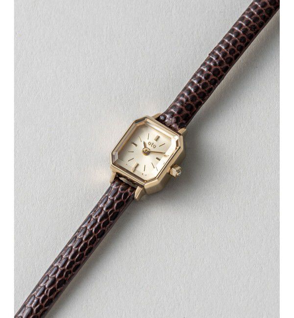 ete「ウォッチ オクタゴンフェイス ダイヤモンド」|腕時計|