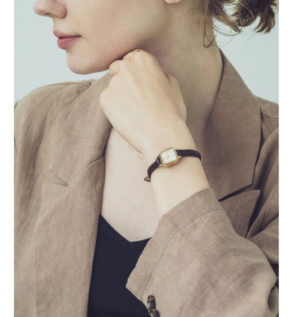 ete「ウォッチ オクタゴンフェイス ダイヤモンド」|腕時計|