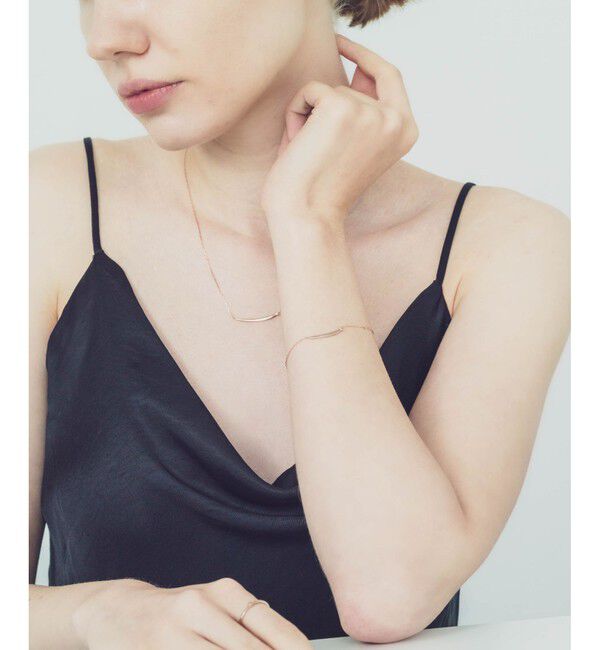 ete「K10MPG ミストピンク ブラウンダイヤモンド ブレスレット」|ブレスレット・バングル|