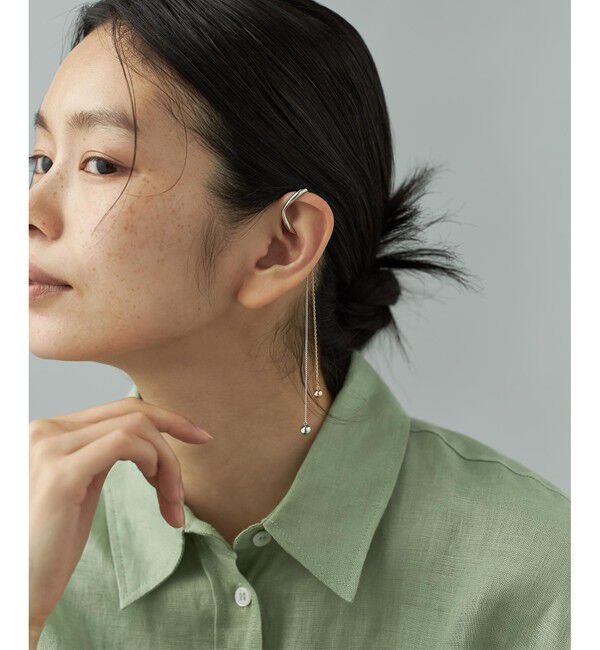 Jouete「[メッシュカフス] ボール コンビカラー」|イヤーカフ|