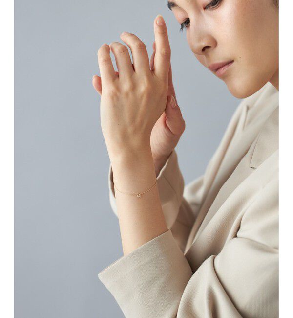 Jouete「K10YG ブレスレット ダイヤモンド ホースシュー」|ブレスレット・バングル|