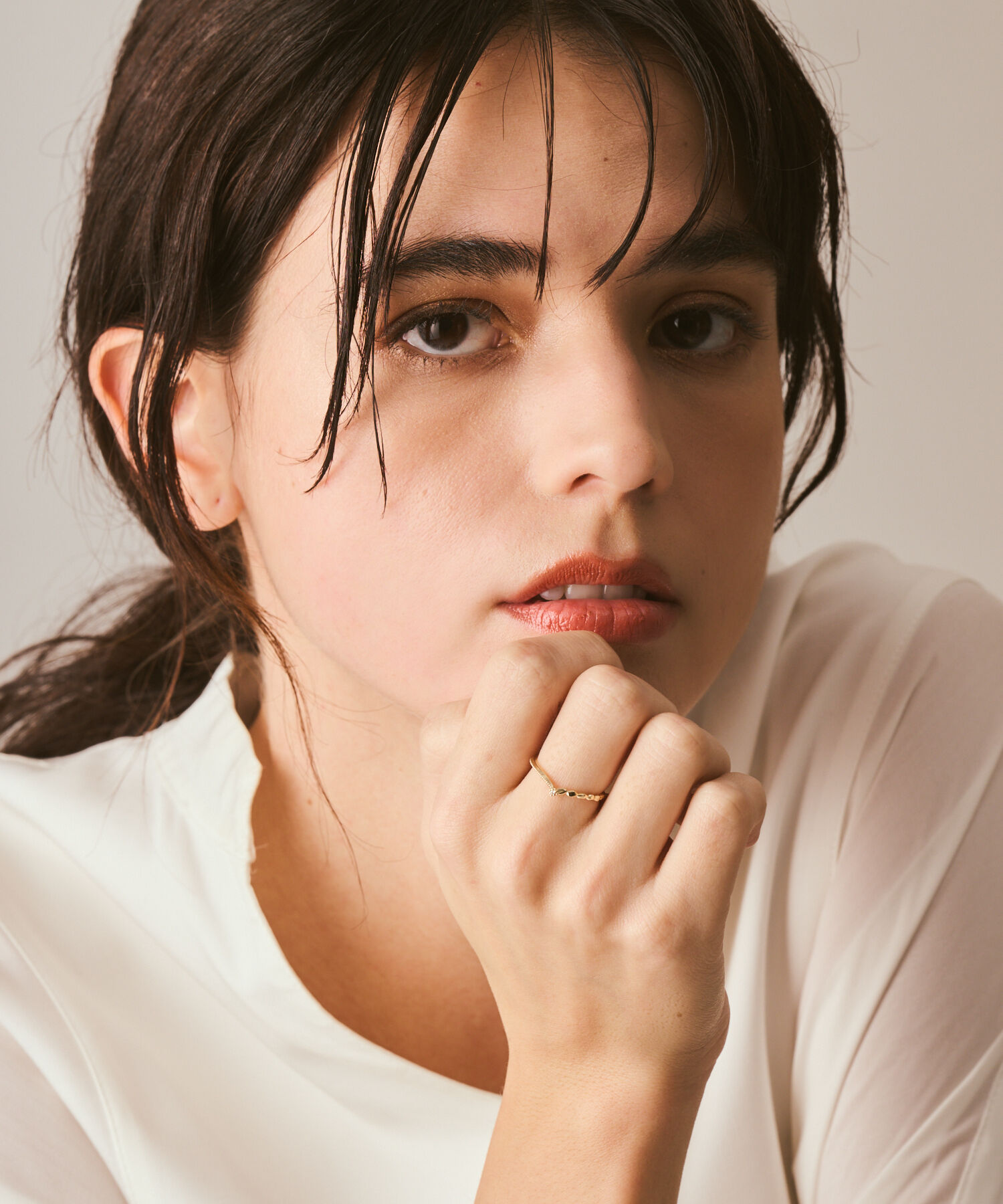 agete「K10ダイヤモンドリング」|リング|