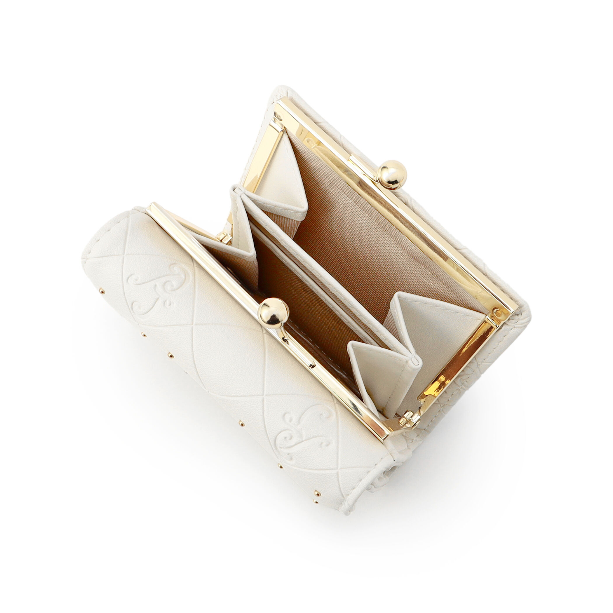 PAUL&JOE「口金ミニ財布／ロゴエンボス」|財布|