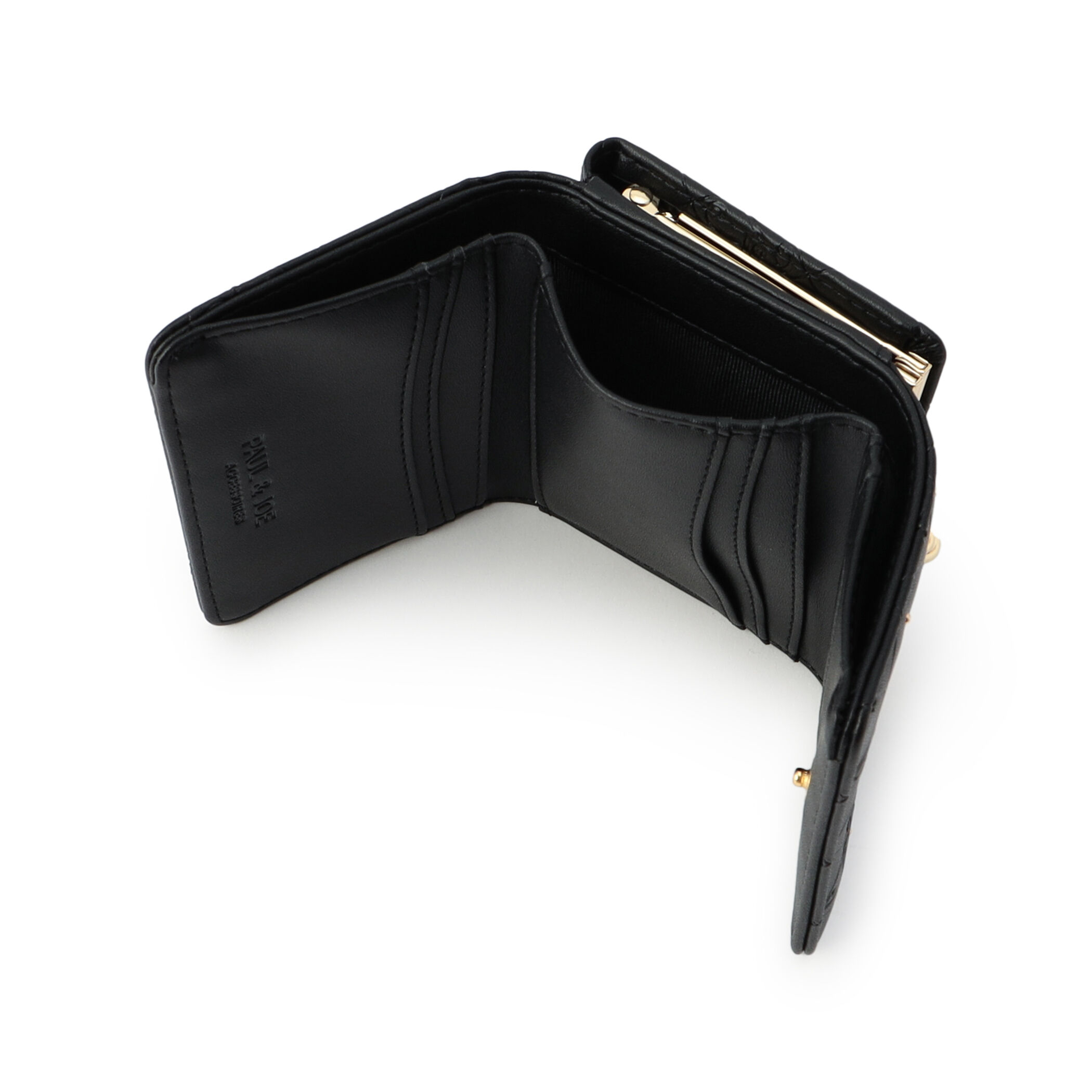 PAUL&JOE「口金ミニ財布／ロゴエンボス」|財布|