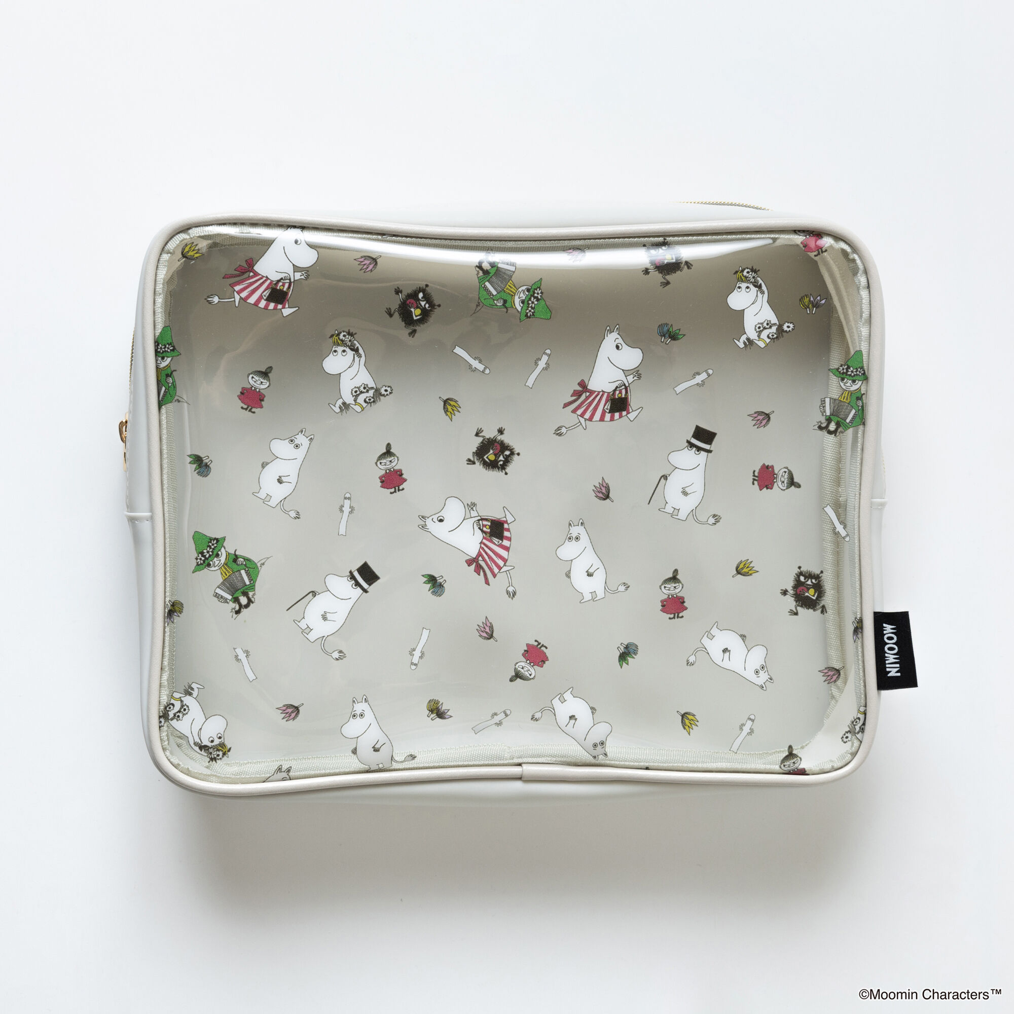  「MOOMIN PATTERN PVC  マルチポーチ」|ポーチ|
