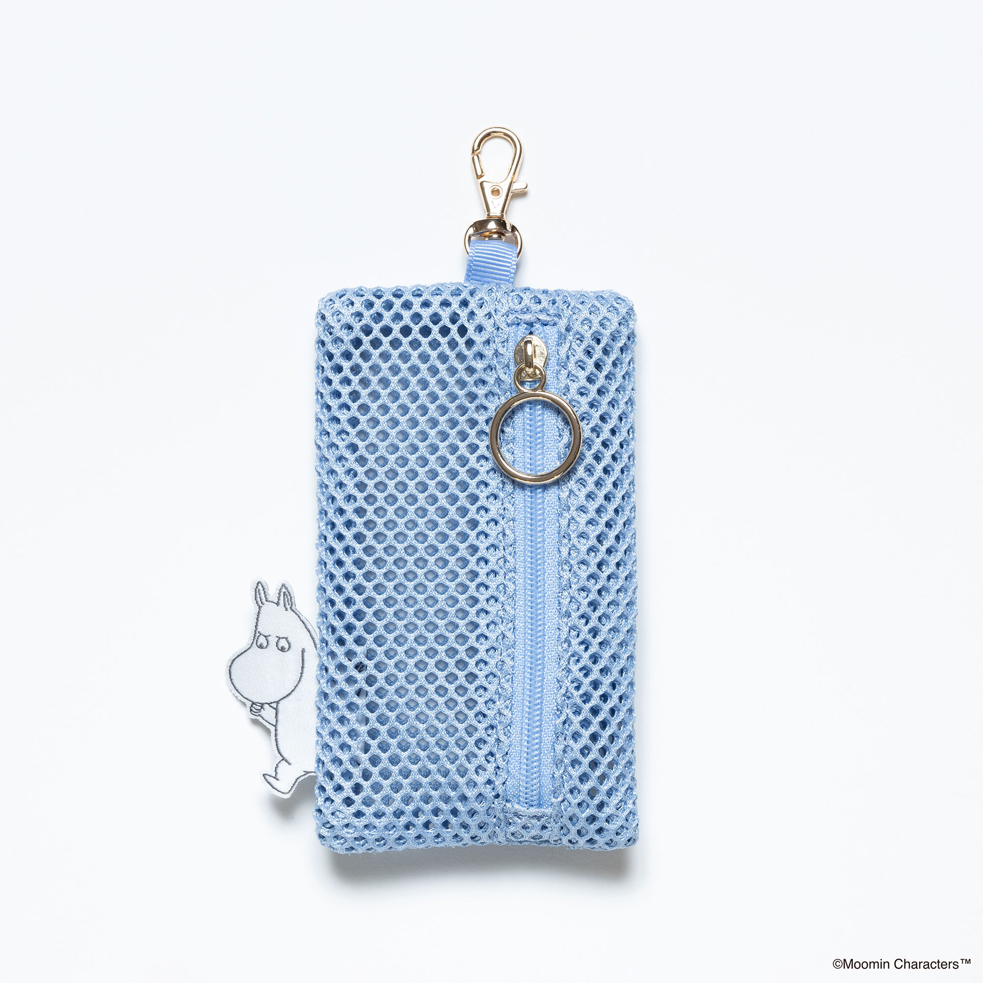  「MOOMIN MESH CHARM ポーチ」|ポーチ|BLU