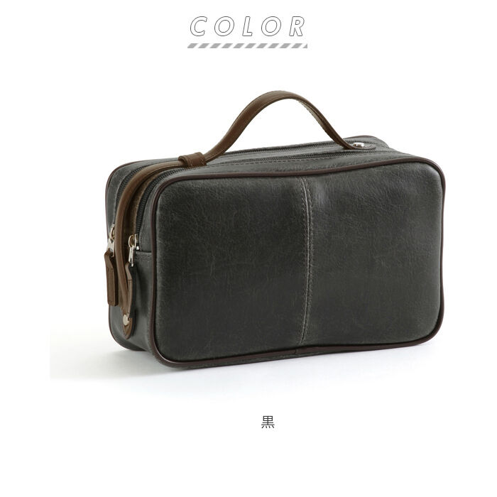 BACKYARD FAMILY「セカンドバッグ メンズ  通販 ダブルファスナー かっこいい 小さめ  クラッチバッグ 40代」|その他|