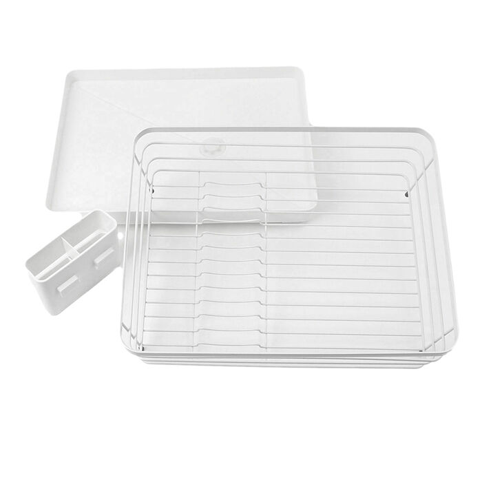 BACKYARD FAMILY「水切りラック シンク上 通販 水切り 水切りかご 水切りカゴ かご 大容量 ワイド 水が流れる」|食器・キッチングッズ|