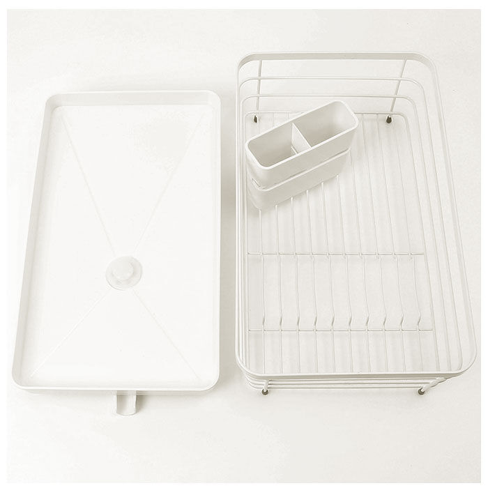 BACKYARD FAMILY「水切りラック シンク上 通販 水切り 水切りかご 水切りカゴ かご スリム 水が流れる 排水口」|食器・キッチングッズ|