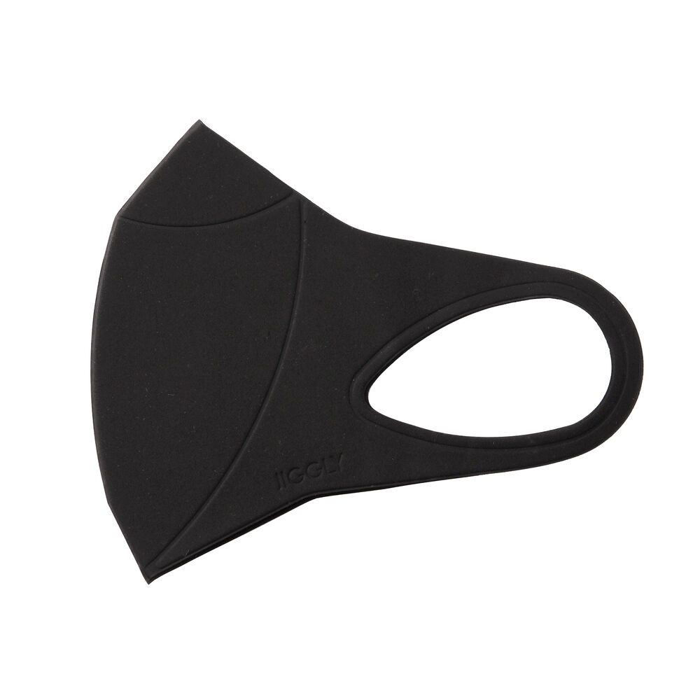 BACKYARD FAMILY「ウルトラパフマスク 通販 jiggly マスク 洗える 手洗い ポリウレタン 立体 抗菌」|その他|ブラック1