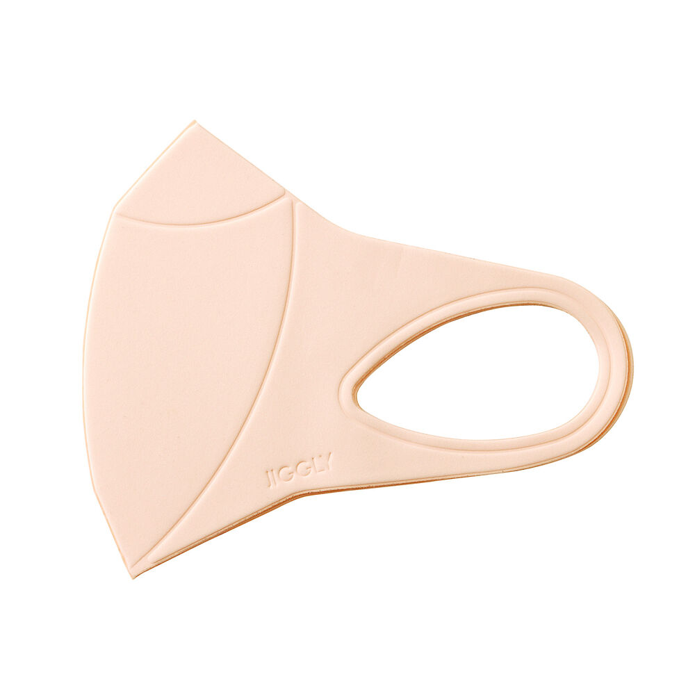 BACKYARD FAMILY「ウルトラパフマスク 通販 jiggly マスク 洗える 手洗い ポリウレタン 立体 抗菌」|その他|ベージュ1