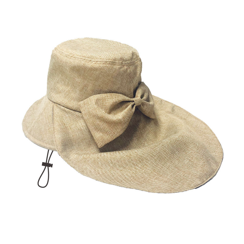 BACKYARD FAMILY「uv ハット レディース 通販 帽子 夏 おしゃれ 完全遮光 遮熱 uvカット コンパクト」|ハット|ベージュ1