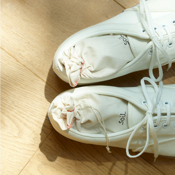 BACKYARD FAMILY「珪藻土 soil 通販 下駄箱 消臭 巾着袋 吸湿脱臭剤 炭 SOIL soil」|シューケア|