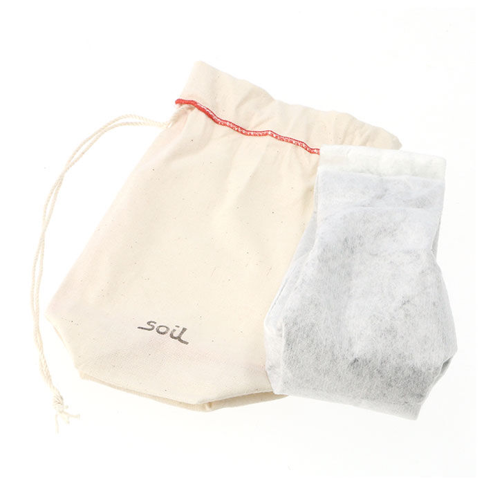 BACKYARD FAMILY「珪藻土 soil 通販 下駄箱 消臭 巾着袋 吸湿脱臭剤 炭 SOIL soil」|シューケア|