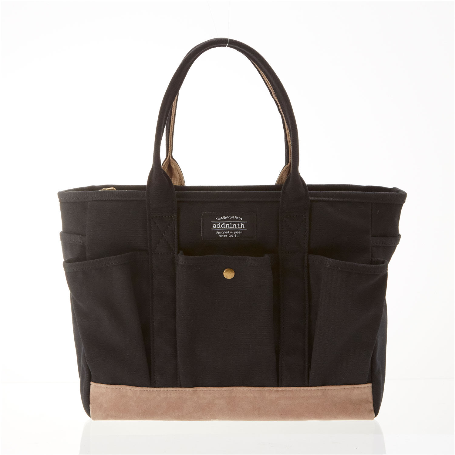 BACKYARD FAMILY「トートバッグ アドナインス addninth ショルダーバッグ キャンバス 2way トート」|トートバッグ|ブラック1