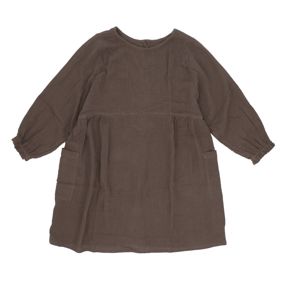 BACKYARD FAMILY「割烹着 おしゃれ 通販 エプロン 保育士 かっぽう着 かっぽうぎ レディース 大人かわいい 無地」|その他|ブラウン1