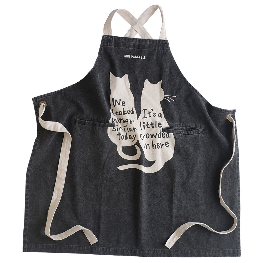 AND PACKABLE「アンドパッカブル エプロン 通販 AND PACKABLE 男女兼用 レディース メンズ 前掛け」|その他|ブラック1