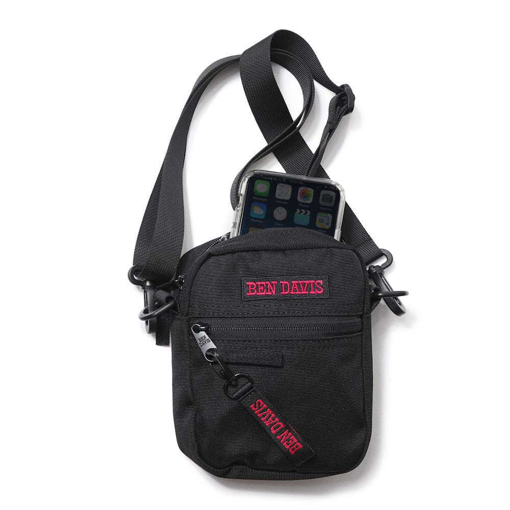 BACKYARD FAMILY「ベンデイビス ショルダーバッグ BEN DAVIS BDW-8264 通販 ショルダーバック」|ショルダー・メッセンジャー|ブラック1