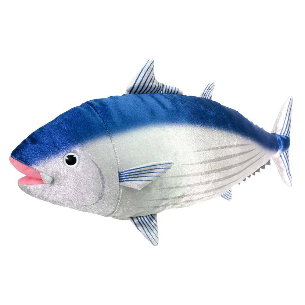 BACKYARD FAMILY「ぬいぐるみ 動く 魚 通販 さかな お魚 サカナ 音で動く 音に反応 音センサー 音声認識」|フィギュア・ホビー|ブルー4