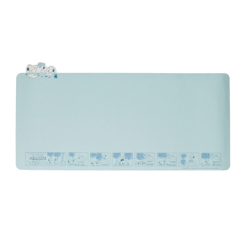 BACKYARD FAMILY「デスクマット キャラクター 通販 約 80 36 cm デスク マット 撥水 はっ水 机 学習机」|その他|ブルー1