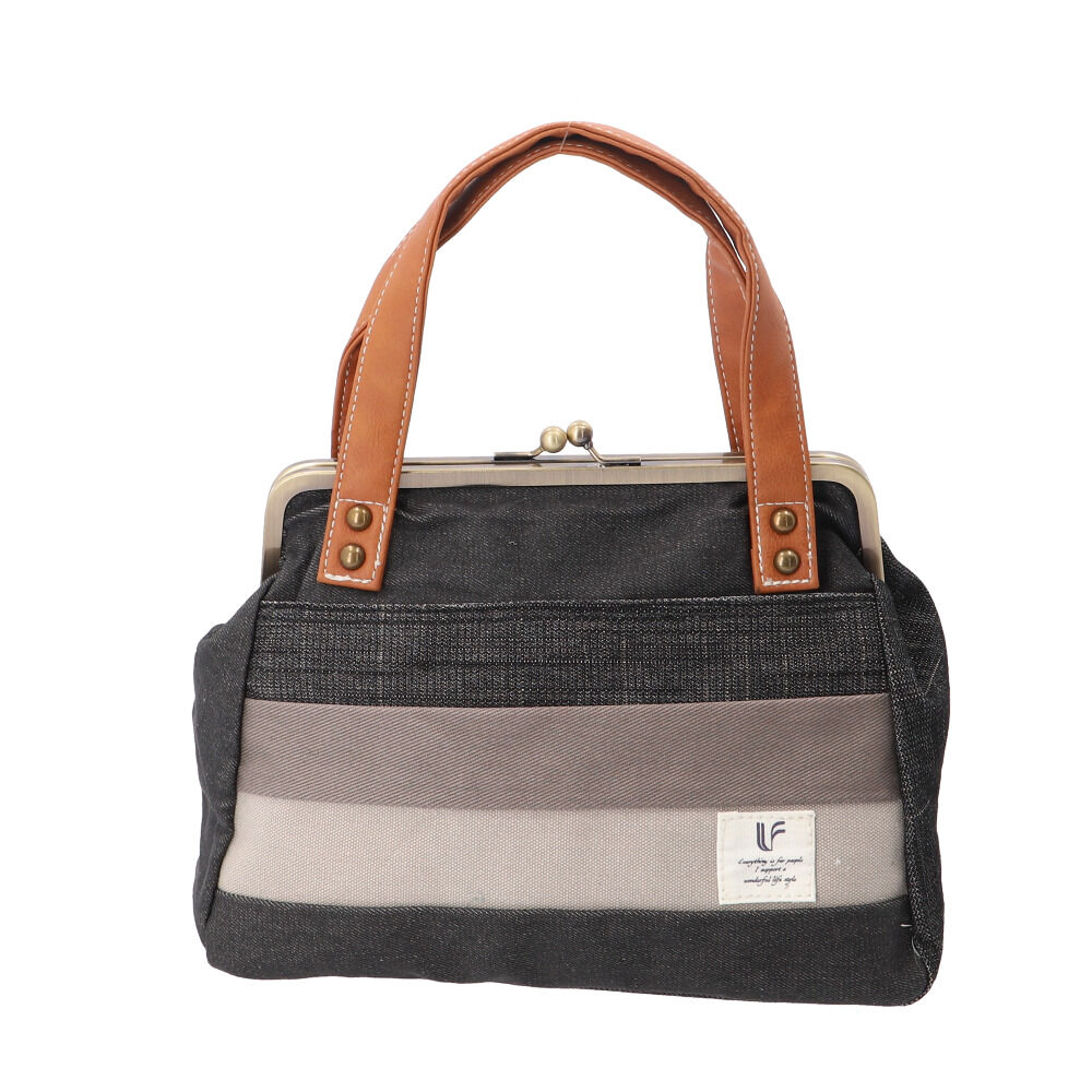 BACKYARD FAMILY「ショルダーバッグ レディース 斜めがけ 大人 2way 通販 ショルダーバック がま口 バッグ」|ショルダー・メッセンジャー|ブラック1