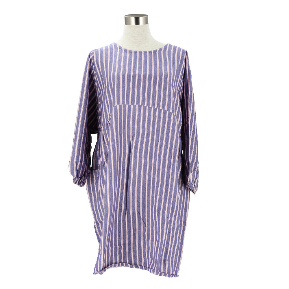 BACKYARD FAMILY「割烹着 おしゃれ 通販 かっぽう着 かっぽうぎ 保育士 エプロン スモック 大人 ルームウェア」|その他|ブルー2