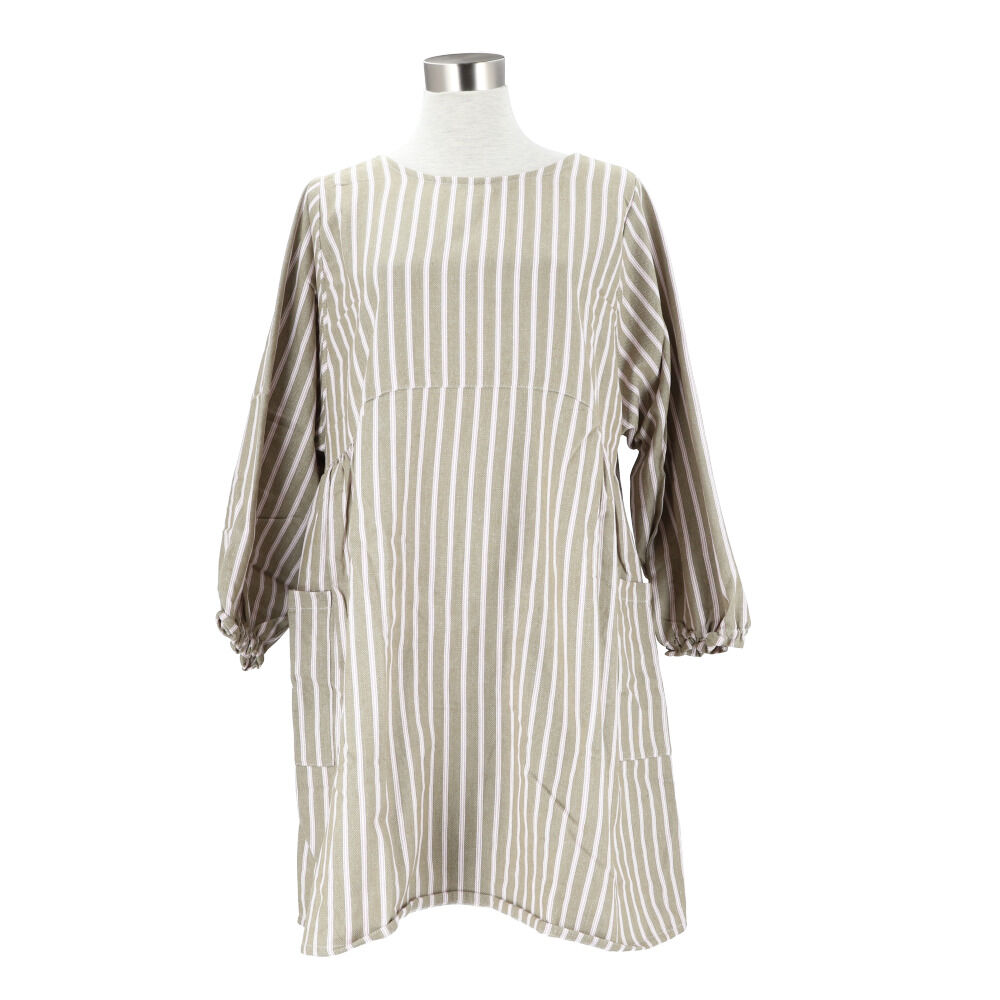 BACKYARD FAMILY「割烹着 おしゃれ 通販 かっぽう着 かっぽうぎ 保育士 エプロン スモック 大人 ルームウェア」|その他|グリーン1