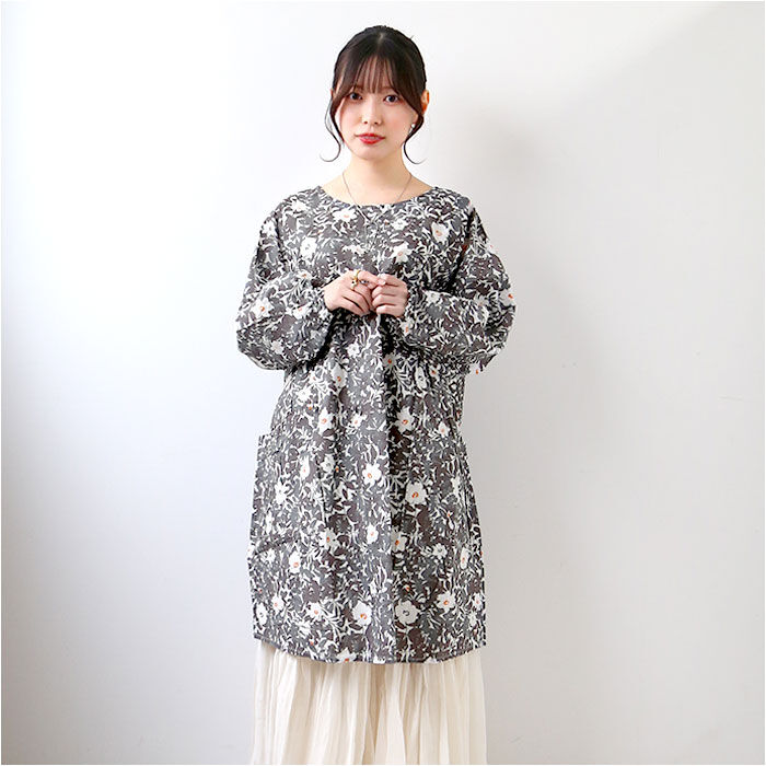 BACKYARD FAMILY「割烹着 おしゃれ 通販 かっぽう着 かっぽうぎ 保育士 エプロン スモック 大人 ルームウェア」|その他|