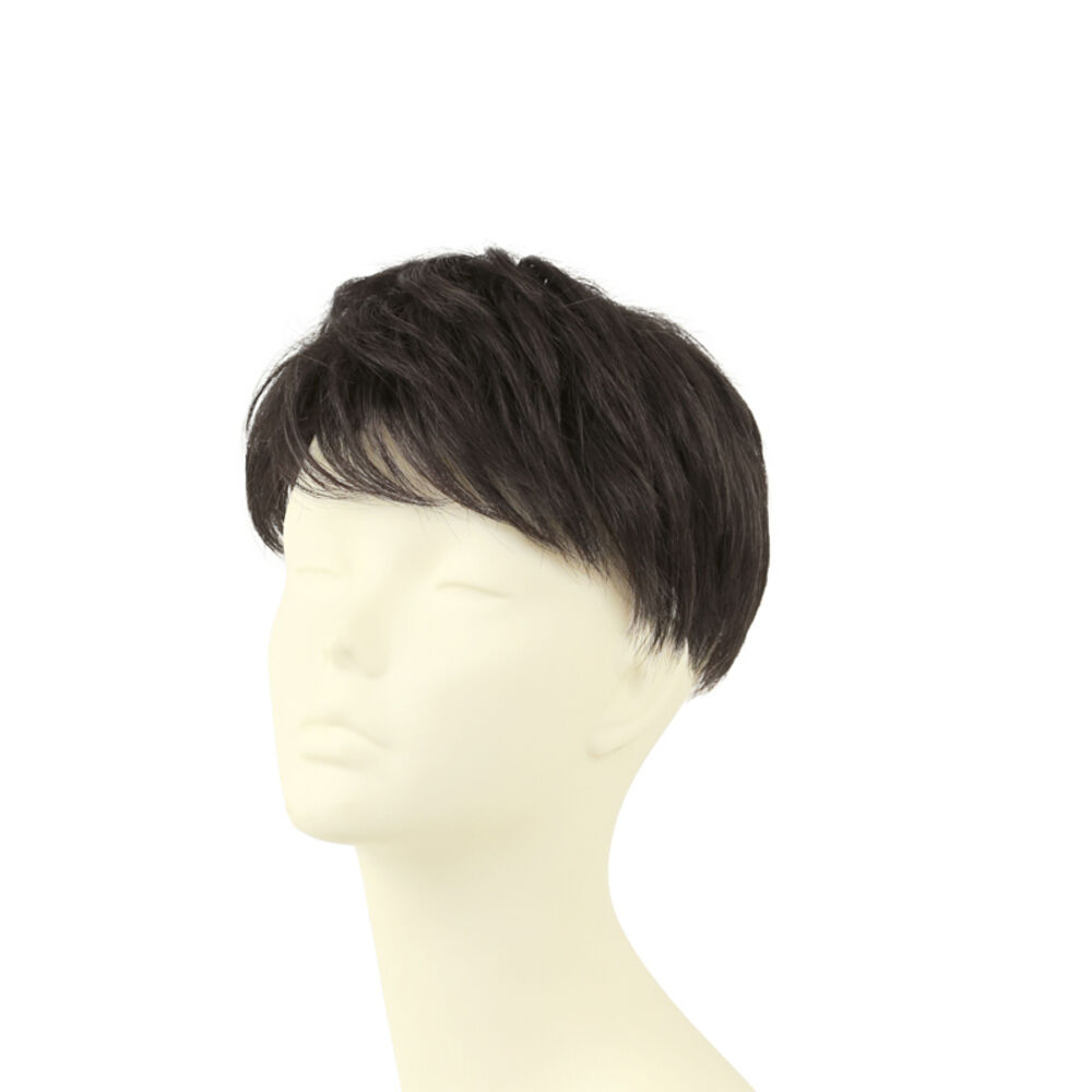 BACKYARD FAMILY「PRISILA プリシラ メンズ 部分ウィッグ 部分ウイッグ 通販 部分かつら ヘアピース」|その他|ブラック2
