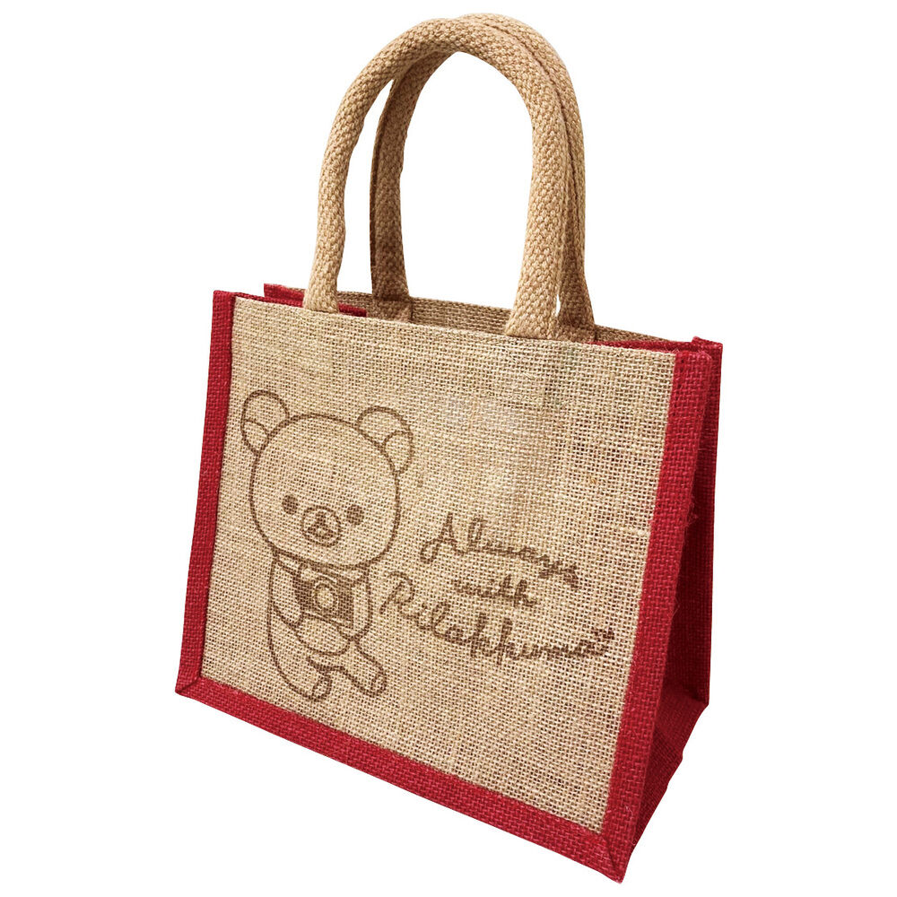 BACKYARD FAMILY「キャラクター ランチバッグ M ランチバック 通販 ジュートマイバッグ お弁当入れ トート」|トートバッグ|レッド1