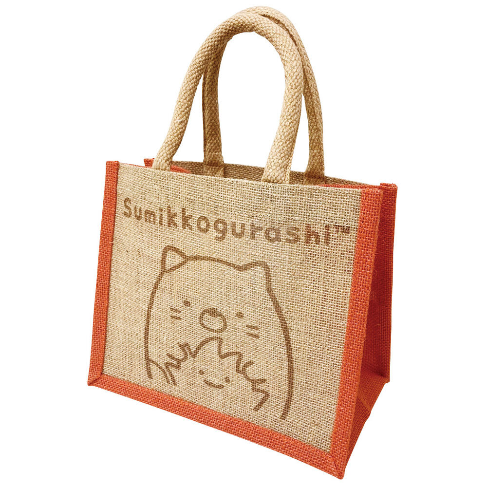 BACKYARD FAMILY「キャラクター ランチバッグ M ランチバック 通販 ジュートマイバッグ お弁当入れ トート」|トートバッグ|オレンジ1