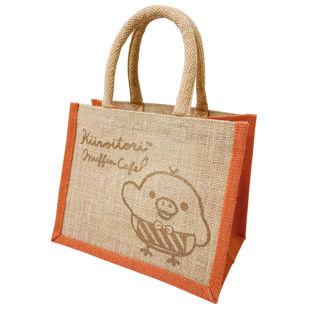 BACKYARD FAMILY「キャラクター ランチバッグ M ランチバック 通販 ジュートマイバッグ お弁当入れ トート」|トートバッグ|オレンジ2