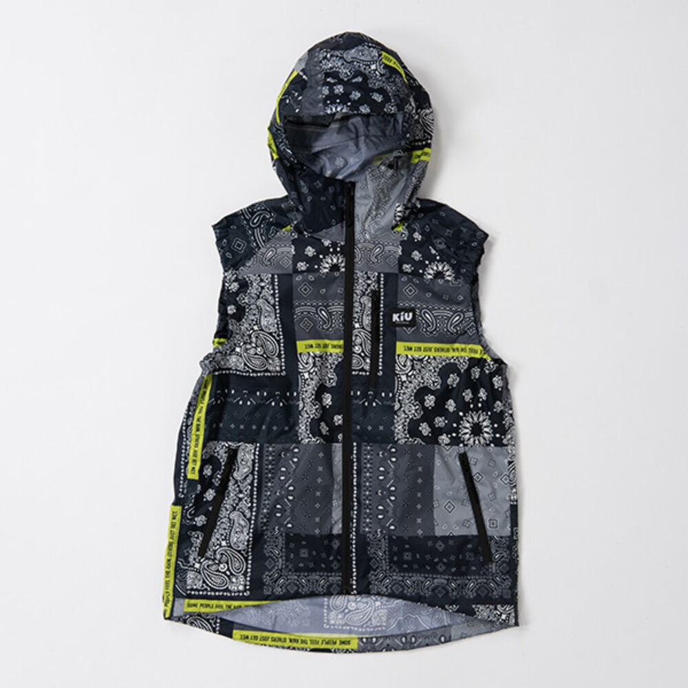 KiU「KiU 空調服 ベスト のみ 通販 空調ベスト キウ K307 レディース メンズ」|その他|ブラック1