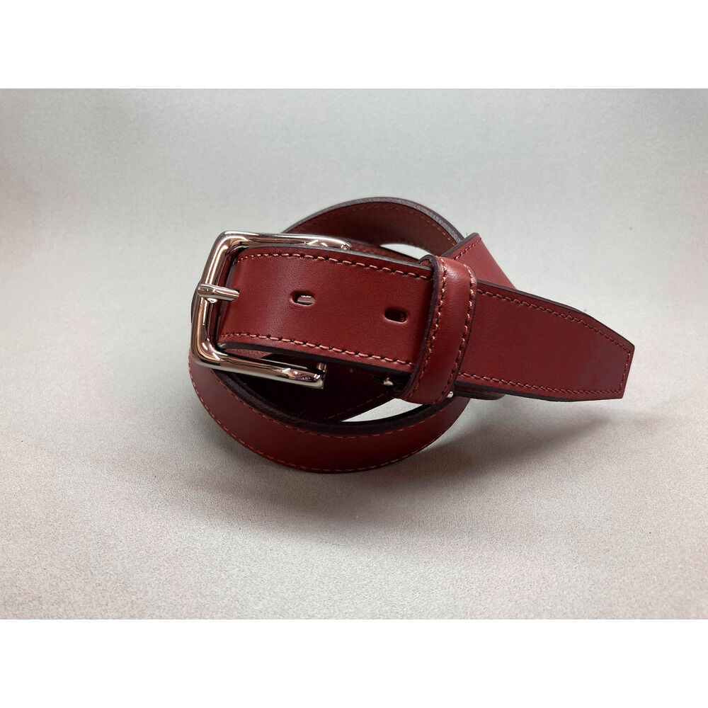 BACKYARD FAMILY「ベルト メンズ 本革 通販 革工房いんのしま KIB210 牛革ベルト 本革ベルト レザーベルト」|ベルト|レッド1