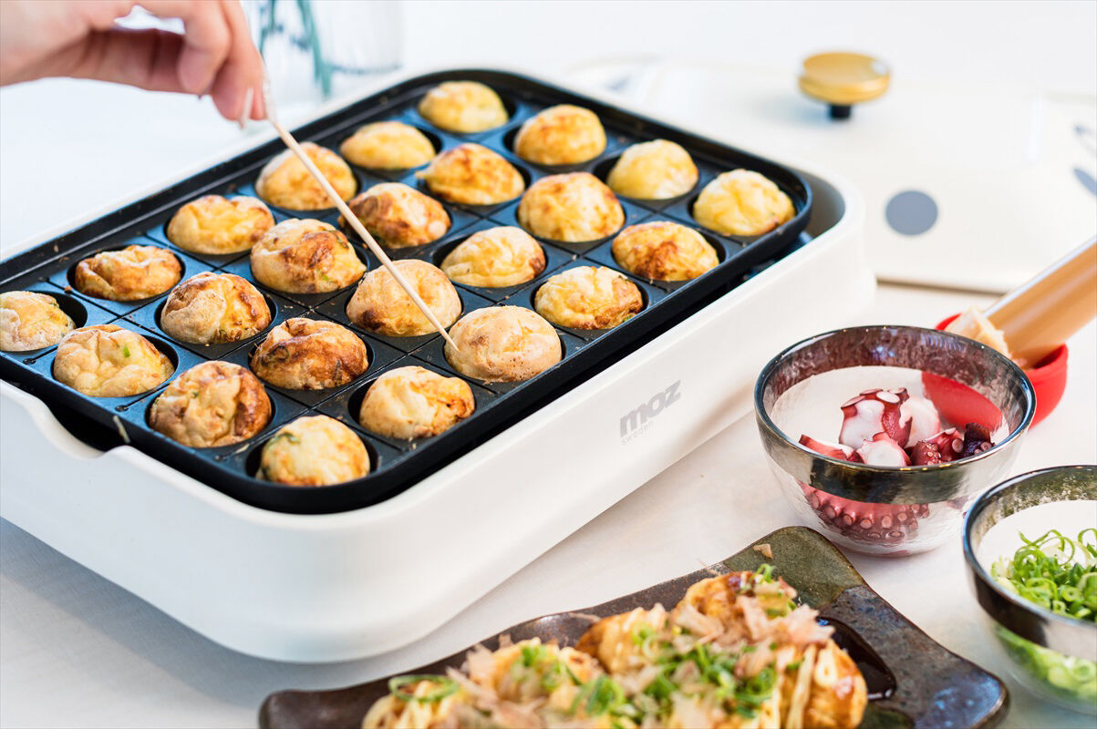 moz「moz モズ ホットプレート EF-LC32 楽天 かわいい 平面 焼肉 たこ焼きプレート」|その他|