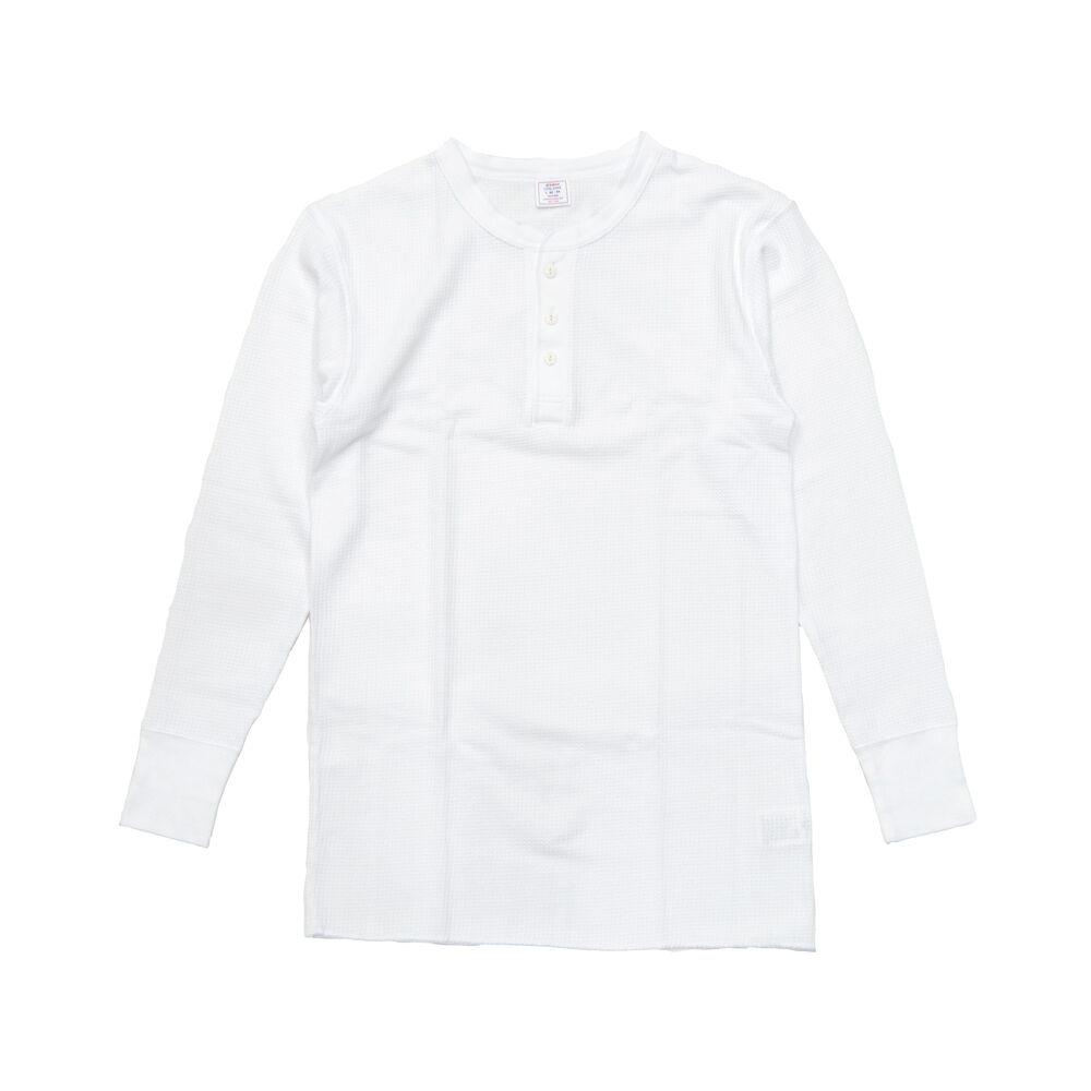 BACKYARD FAMILY「JEMORGAN パックTシャツ 通販 JC189-52S ワッフル ロンT サーマル」|Tシャツ・カットソー|ホワイト1