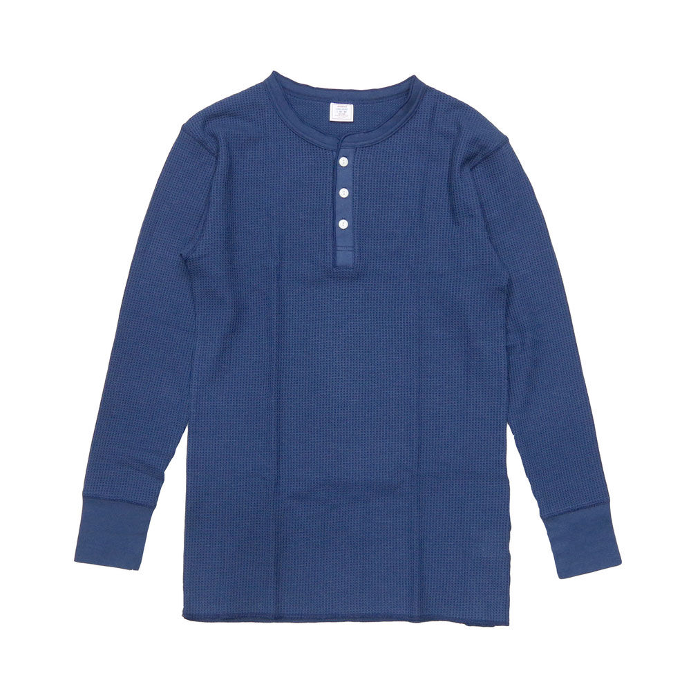 BACKYARD FAMILY「JEMORGAN パックTシャツ 通販 JC189-52S ワッフル ロンT サーマル」|Tシャツ・カットソー|ブルー1