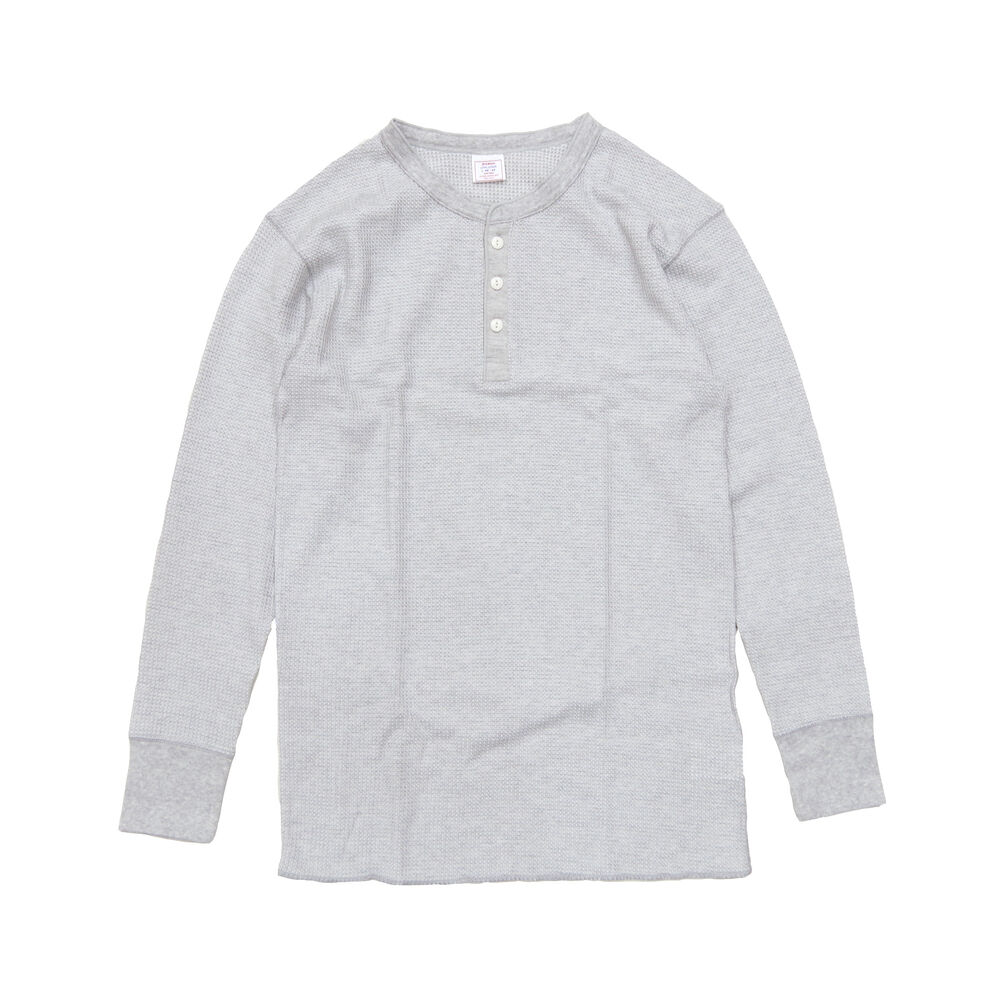 BACKYARD FAMILY「JEMORGAN パックTシャツ 通販 JC189-52S ワッフル ロンT サーマル」|Tシャツ・カットソー|グレー1