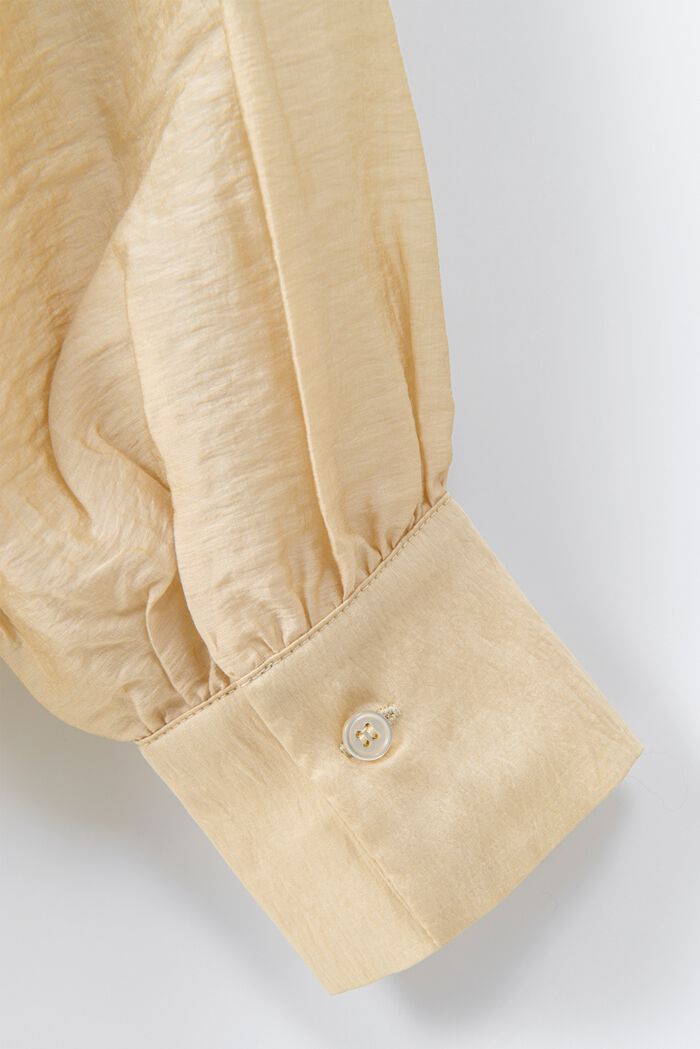 BACKYARD FAMILY「MIND 手編みニットベストセット 通販 ブラウス ニットベスト セット 長袖 シャツ」|シャツ・ブラウス|